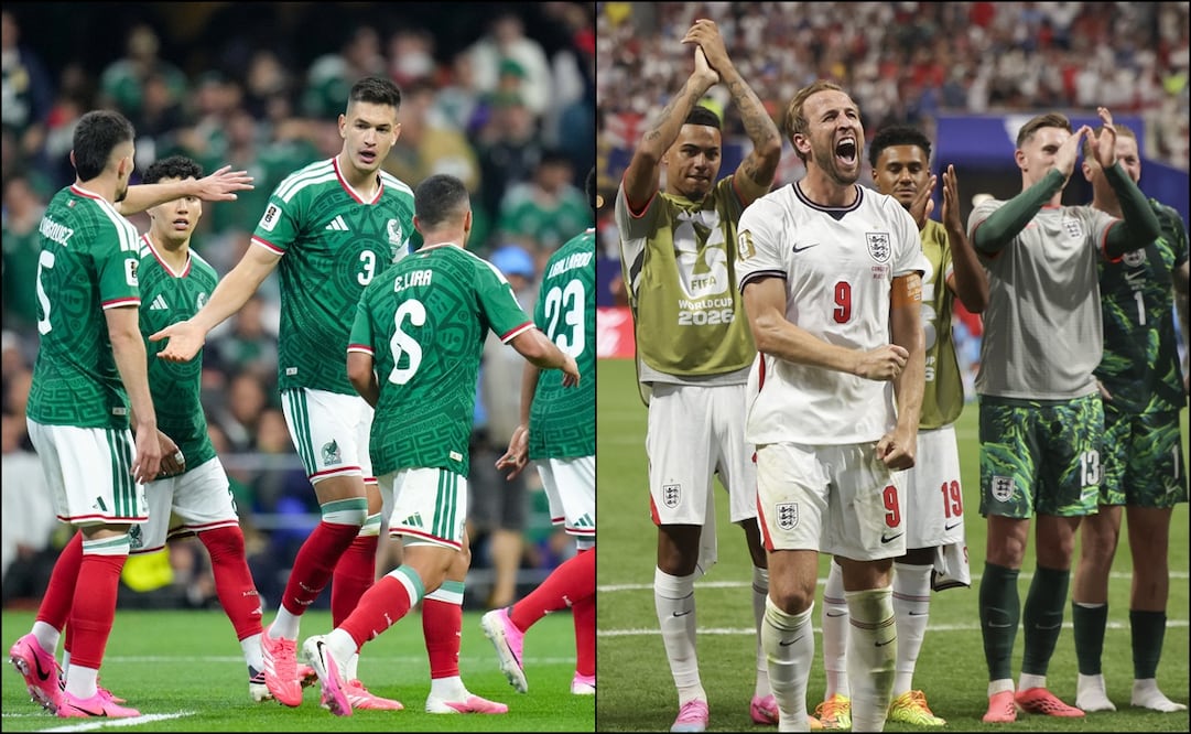 ¿Cuál es el valor de las plantillas de la Selección Mexicana e Inglaterra?. FOTOS: Imago7