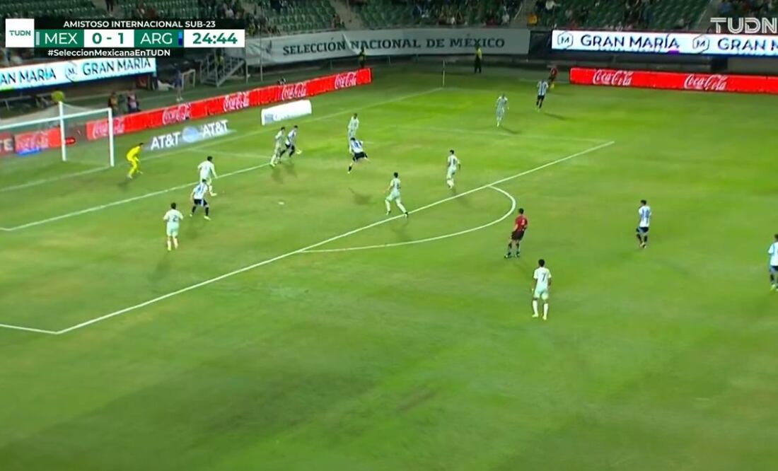 El impresionante gol de Argentina sobre México