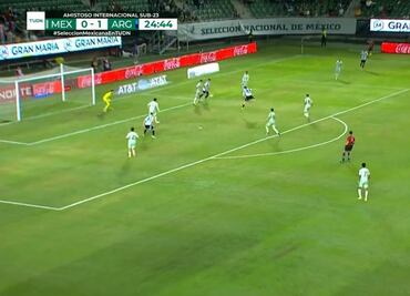 VIDEO: El impresionante gol que recibió la Selección Mexicana sub 23 por parte de Argentina