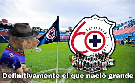 Cruz Azul celebra 60 años en primera división y es víctima de los mejores memes