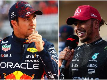 Lewis Hamilton está complicando las aspiraciones de Checo Pérez en el GP de Estados Unidos