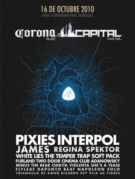 Los 10 carteles de los 10 años del Corona Capital 