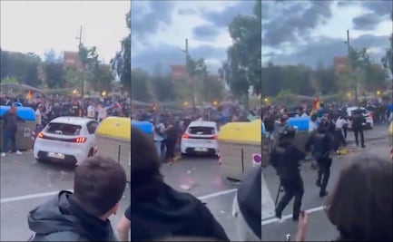 Atropellamiento masivo detuvo momentáneamente el derbi entre Espanyol y Barcelona