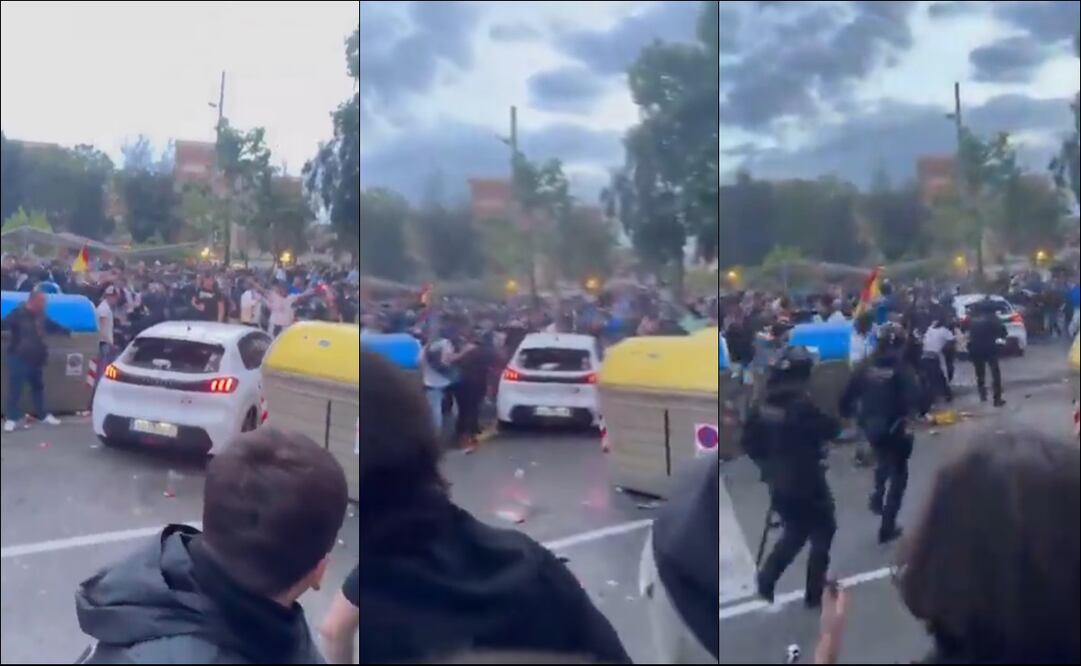 Momentos de tensión se vivieron en las inmediaciones del estadio donde el Espanyol y el Barcelona se enfrentaron. FOTOS: Capturas