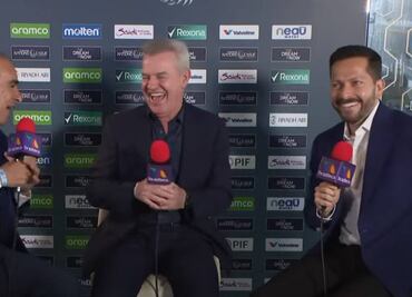 Javier Aguirre hizo una apuesta con los comentaristas de TV Azteca: 'Si gano me dejan de ching...'