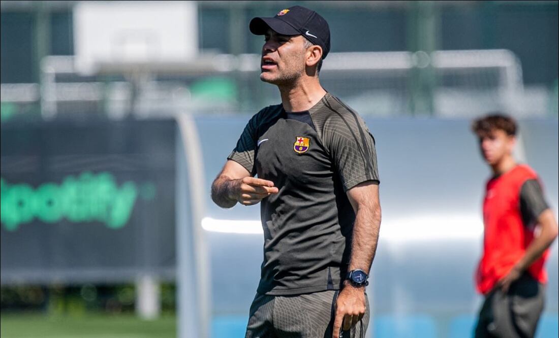 Rafa Márquez alargó su vínculo con el Barcelona, aunque no consiguió el ascenso / FOTO: @FCBarcelonaB