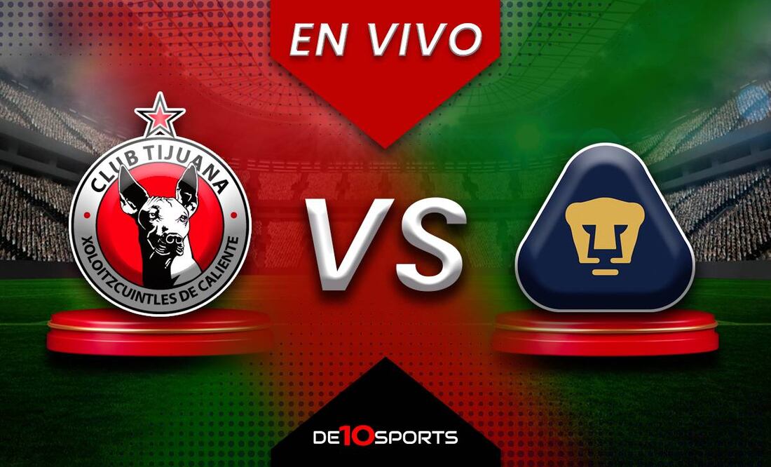 Xolos vs Pumas EN VIVO: Juego ONLINE | Liga MX HOY | Jornada 9 | Clausura 2025