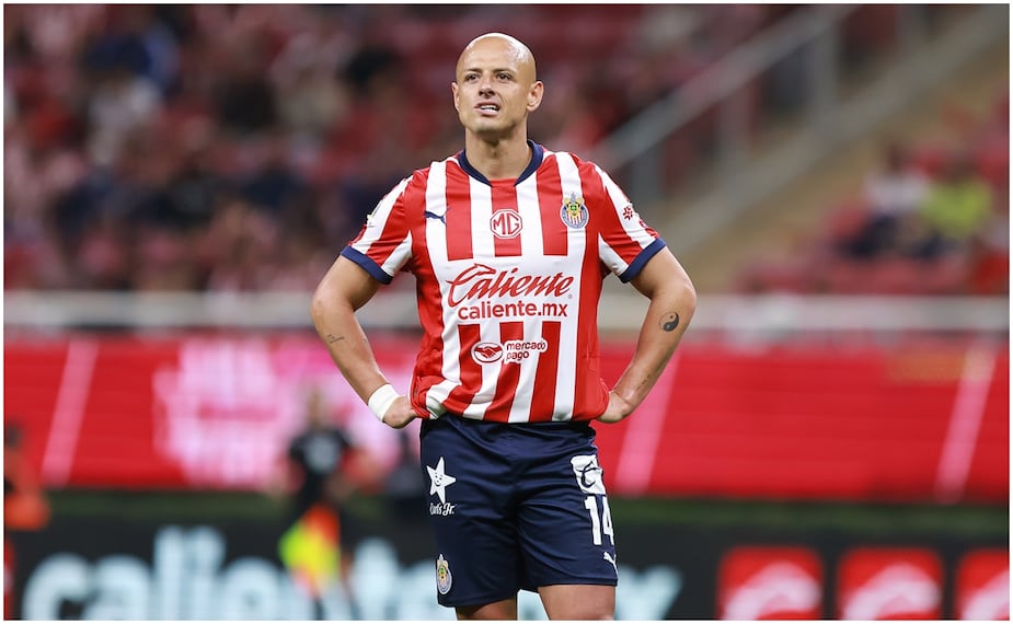 Javier Hernández, en un partido con el Guadalajara. Foto: Imago7