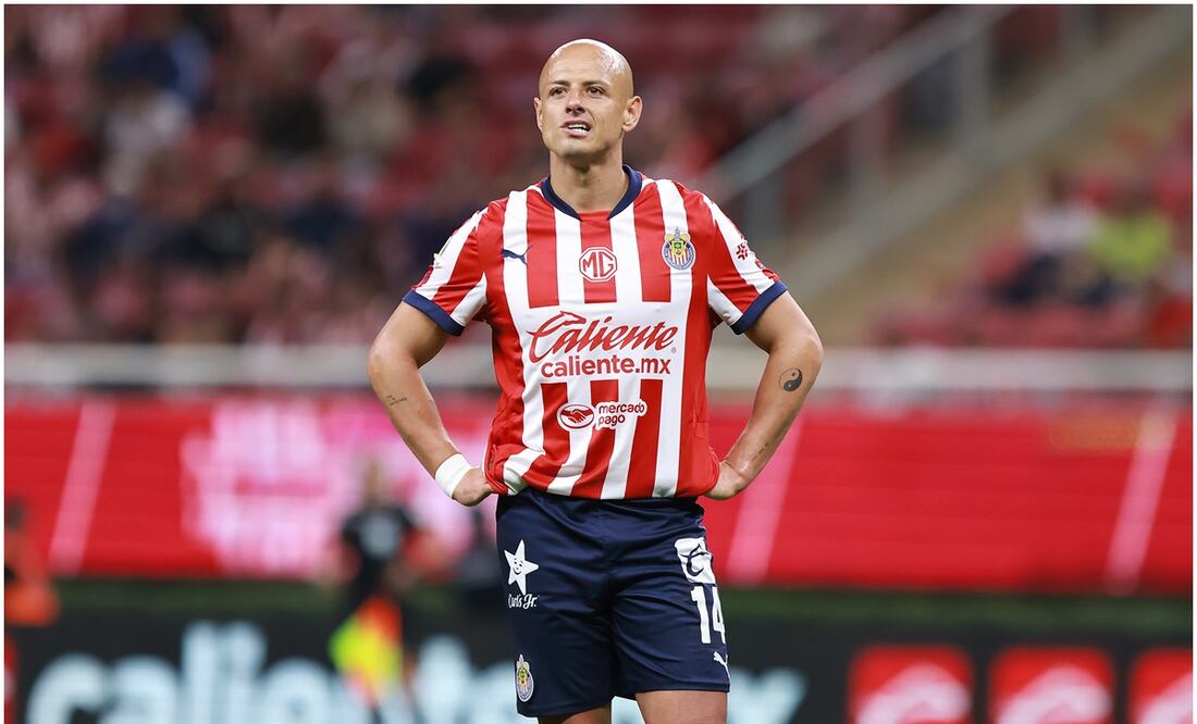 Javier Hernández con el Guadalajara Foto: Imago7