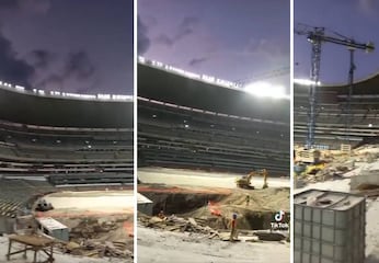 Trabajador del Estadio Azteca señaló que fue despedido por publicar videos de la remodelación