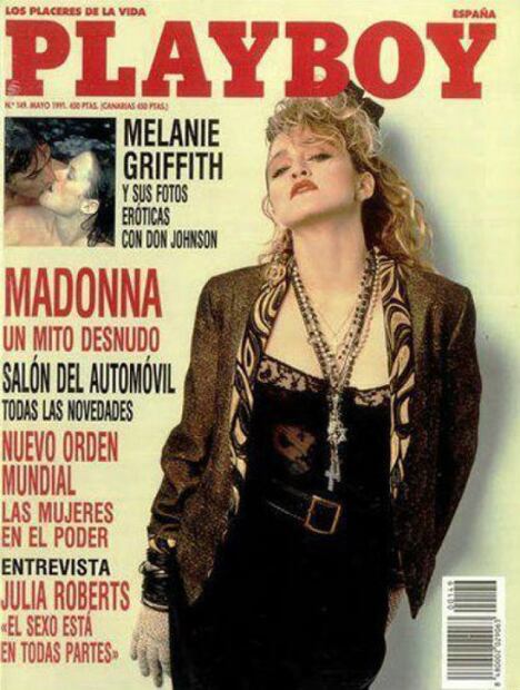 La historia de las polémicas fotos de Madonna con Playboy y Penthouse