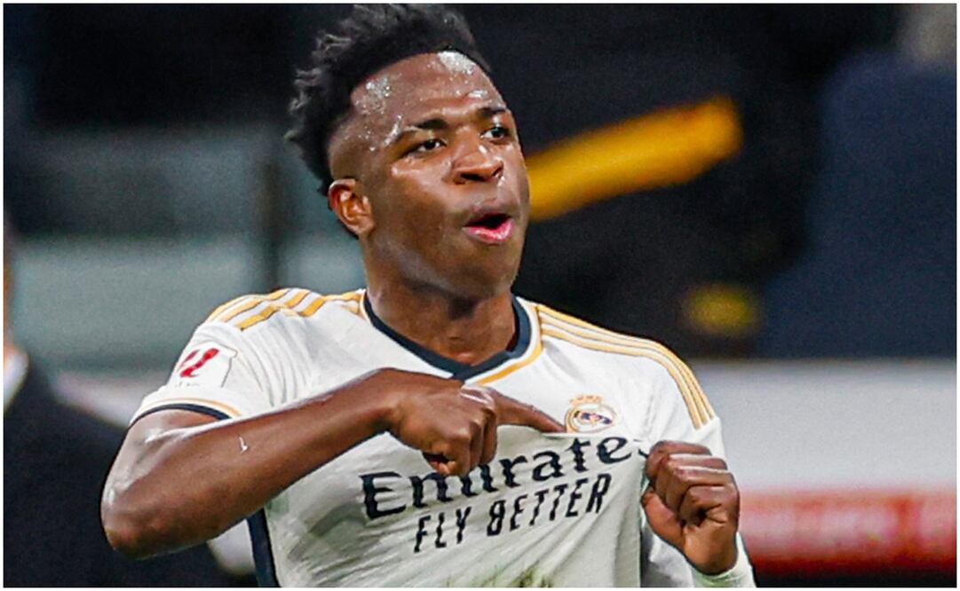 Vinícius celebrando un gol con el Real Madrid - Foto: Real Madrid (X)