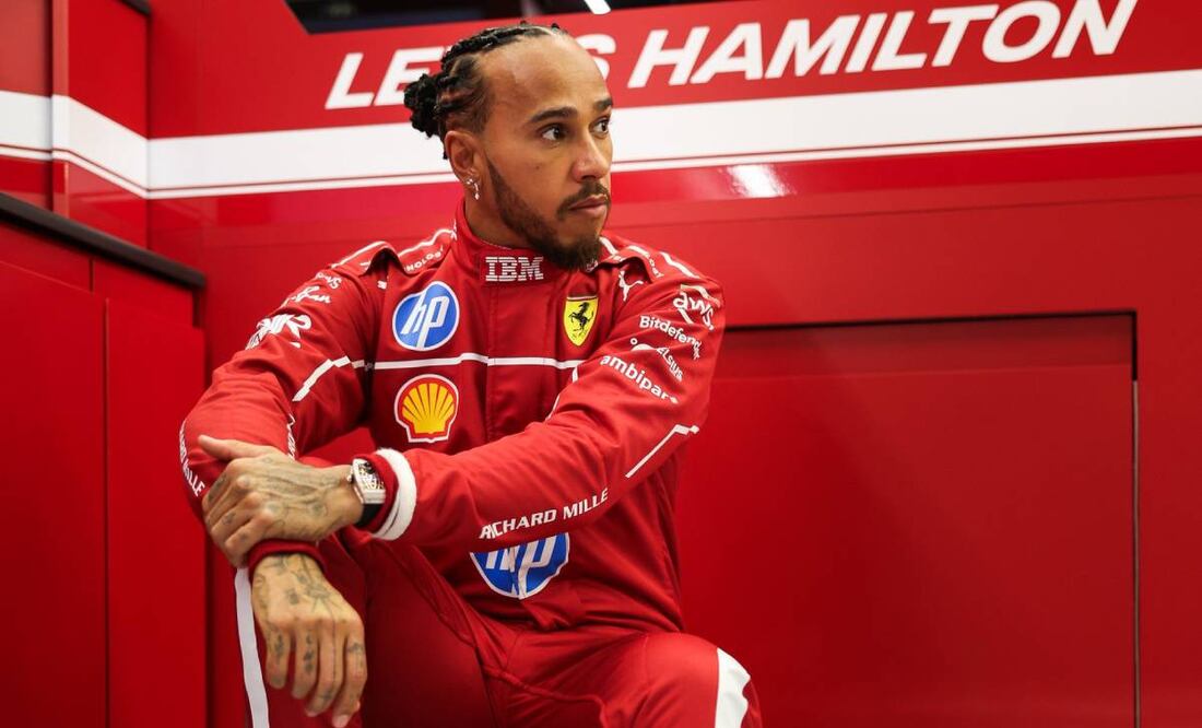 Lewis Hamilton no ha podido ganar con Ferrari en el inicio de la temporada 2025 de la Fórmula 1. Foto: Especial