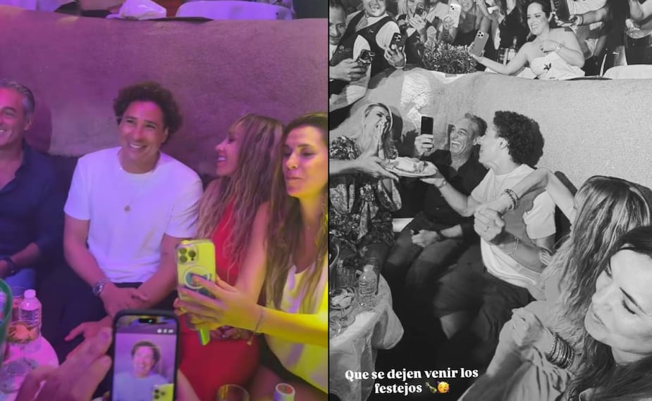 Guillermo Ochoa fue captado celebrado su cumpleaños en el Baby'O de Acapulco. FOTO: Capturas