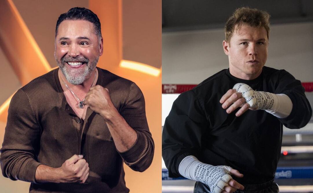 Óscar de la Hoya criticó al nuevo rival del Canelo Álvarez. Foto: Especial