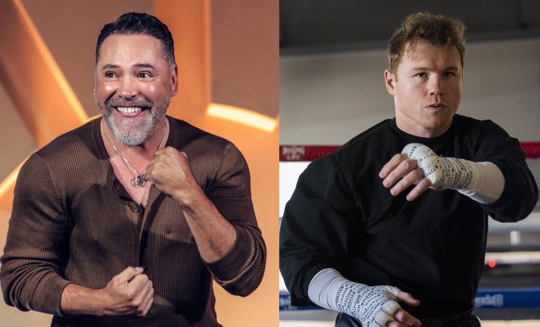 Óscar de la Hoya criticó al nuevo rival del Canelo Álvarez. Foto: Especial