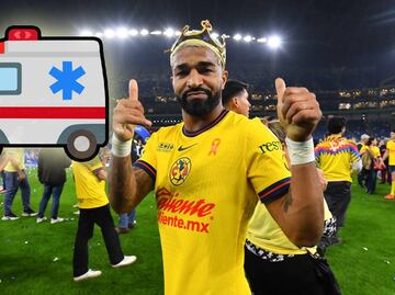 Rodrigo Aguirre, delantero del América, fue hospitalizado de emergencia en Uruguay