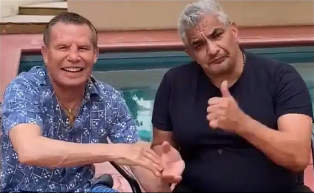 Julio César Chávez y Shocker. FOTO: Captura