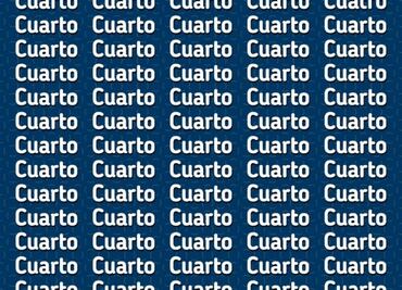 Solo una persona con una mente brillante puede encontrar la palabra CUATRO en solo 5 segundos
