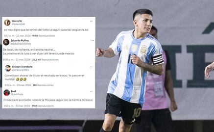 Argentinos se burlaron de México luego de que la Albiceleste Sub 23 los goleó en un amistoso en Mazatlán