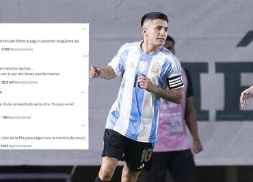 Argentinos se burlaron de México luego de que la Albiceleste Sub 23 los goleó en un amistoso en Mazatlán