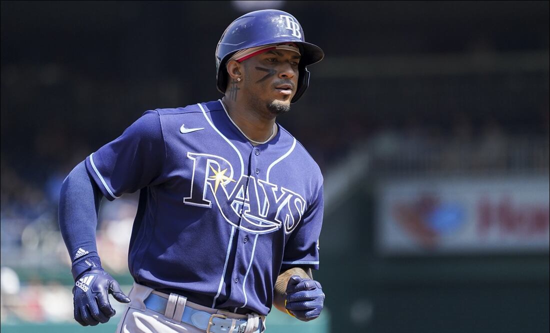 Wander Franco, durante un juego con los Rays de Tampa Bay. FOTO: EFE