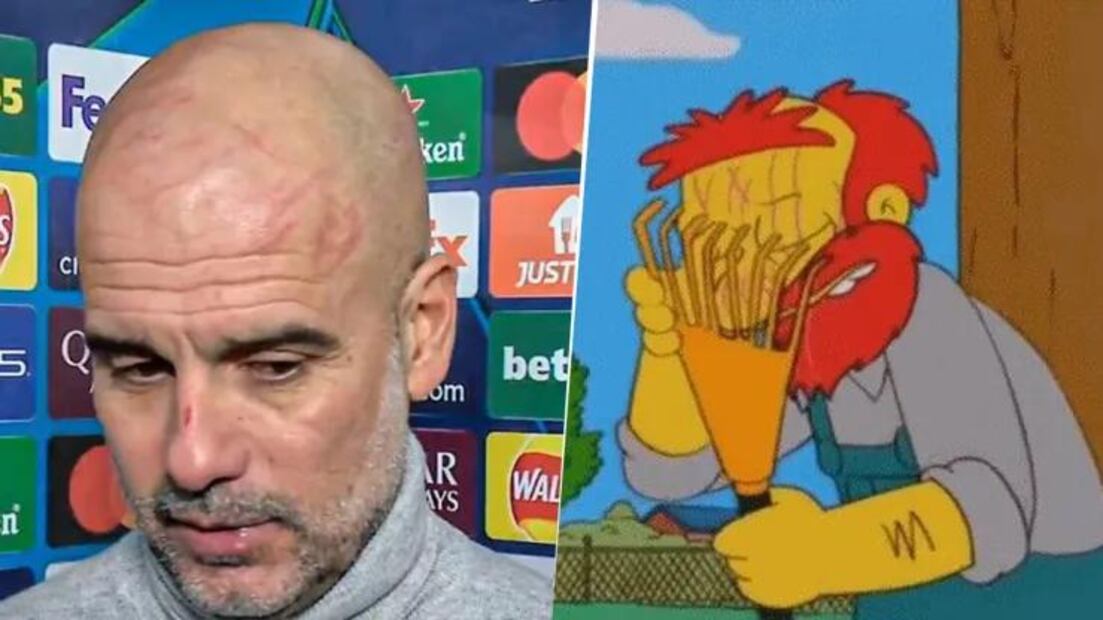 Guardiola y los memes. Fuente: Instagram @pepteam