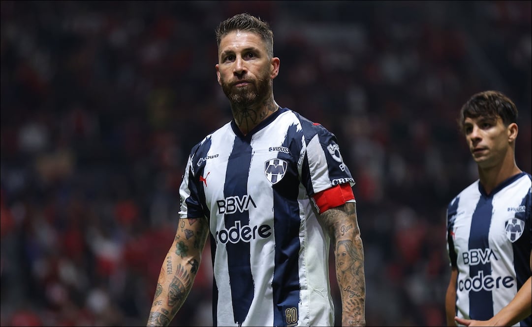 Sergio Ramos, durante el partido de Vuelta de la Semifinal entre Rayados y Toluca. FOTO: Imago7