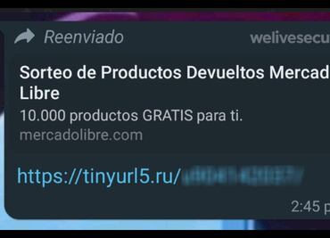 ¡Estafa! Sorteo de productos de Mercado Libre que circula en WhatsApp