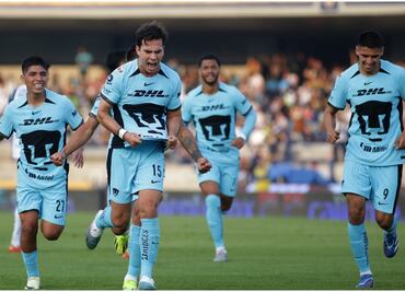 Pumas vence a Pachuca con una gran actuación de Eduardo Salvio