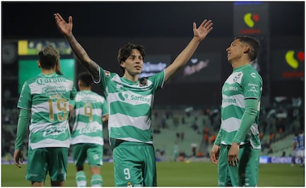 Santos consigue su primera victoria en el torneo con goleada ante un Puebla que está al fondo de la tabla