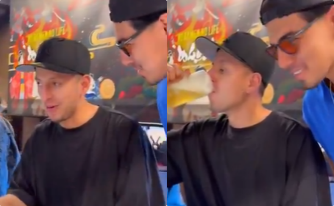 "Piojo" Alvarado y Erick Gutierrez en Japón - Foto: Especial