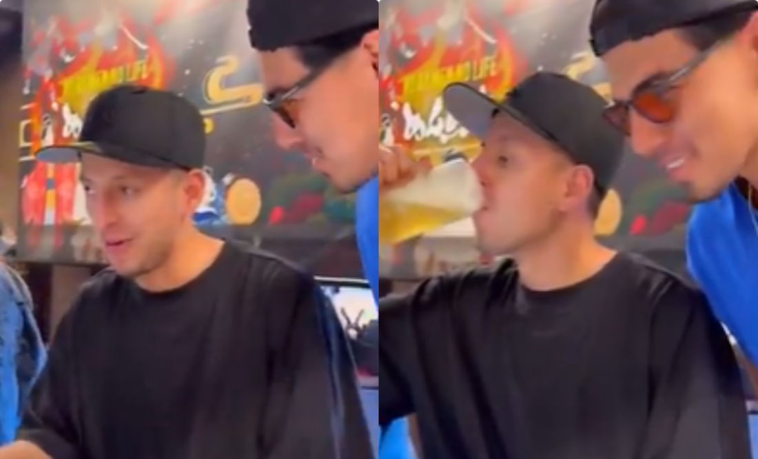 "Piojo" Alvarado y Erick Gutierrez en Japón - Foto: Especial