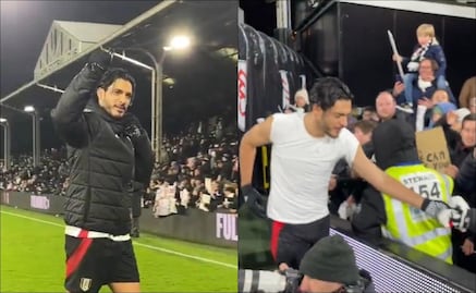 Raúl Jiménez tiene conmovedor gesto al regalar camiseta con la que alcanzó récord de Chicharito Hernández