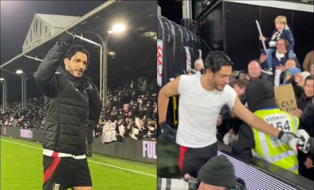 Raúl Jiménez tuvo emotivo gesto al obsequiar playera con la que empató marca de Chicharito Hernández / FOTOS: Capturas de Pantalla @tntsportsmex