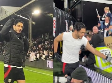 Raúl Jiménez tiene conmovedor gesto al regalar camiseta con la que alcanzó récord de Chicharito Hernández