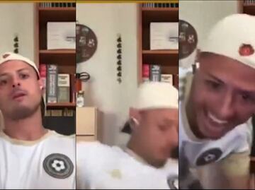 ¡Ni las manos metió! Chicharito sufrió una aparatosa caída mientras se transmitía un encuentro de la King League