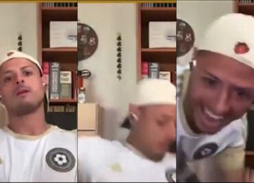 ¡Ni las manos metió! Chicharito sufrió una aparatosa caída mientras se transmitía un encuentro de la King League