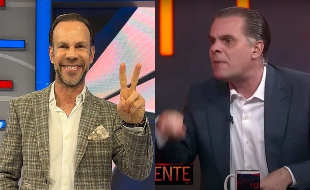 Zague saludando en un programa de TV Azteca y Martinoli enojado en En Caliente / FOTOS: Capturas