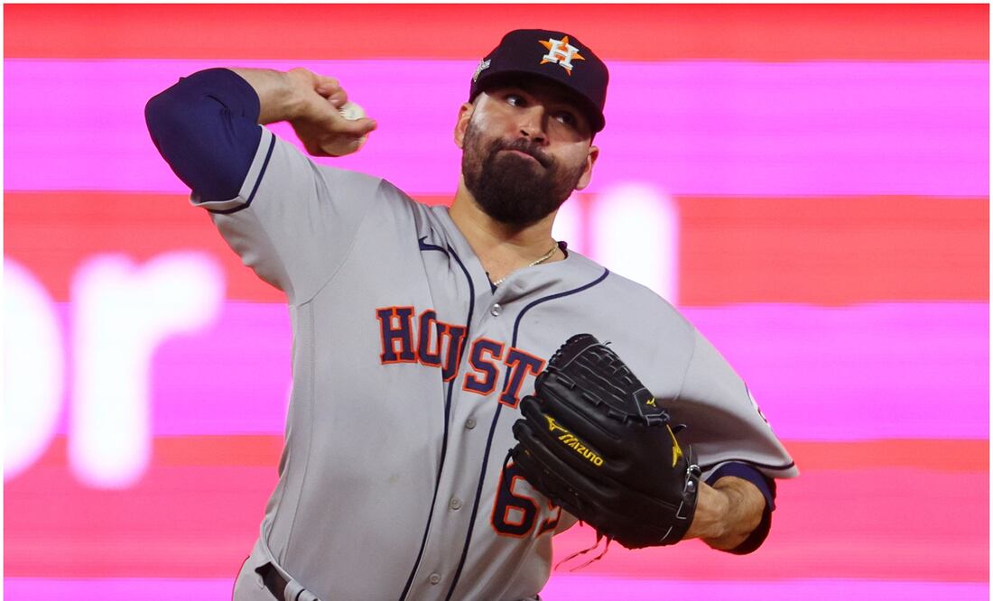 José Urquidy lanzando ante Twins / FOTO: AFP