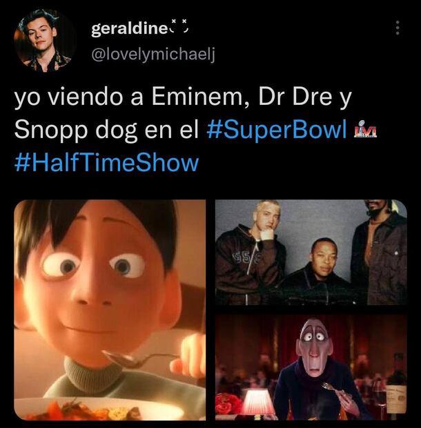Los 10 mejores memes del show de medio tiempo del Super Bowl 2022