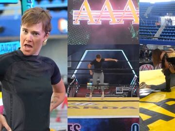 ¿Marion Reimers deja el futbol por la lucha libre? La conductora le entró al deporte de los costalazos