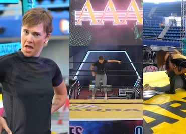 ¿Marion Reimers deja el futbol por la lucha libre? La conductora le entró al deporte de los costalazos