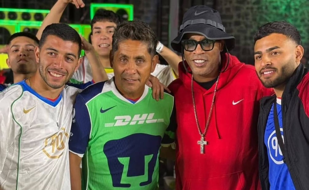 Ronaldinho estuvo de visita en México para la promoción de la marca que lo patrocina. Foto: Especial