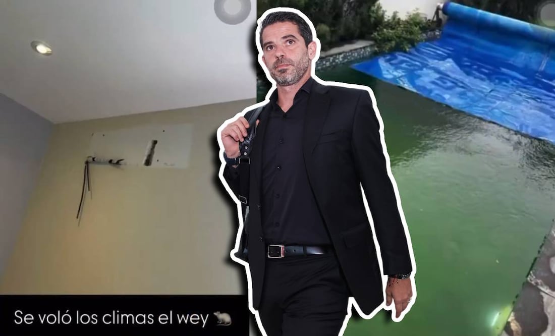 Fernando Gago fue exhibido por las pésimas condiciones en las que dejó la casa que rentaba en Guadalajara y robarse el aire acondicionado. Foto: Especial