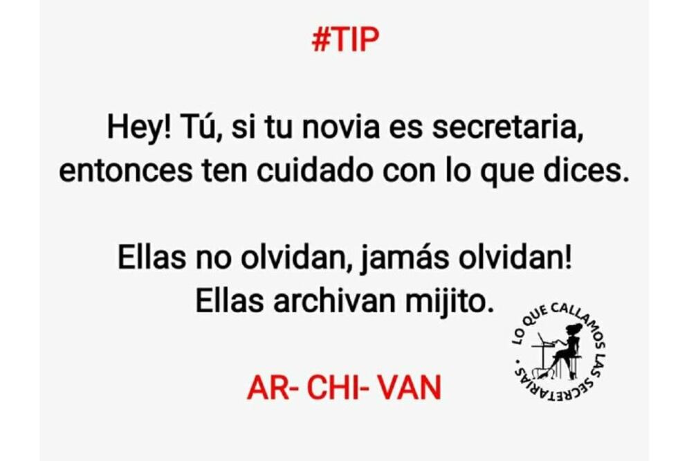 Foto: Facebook/Lo que callamos las secretarias