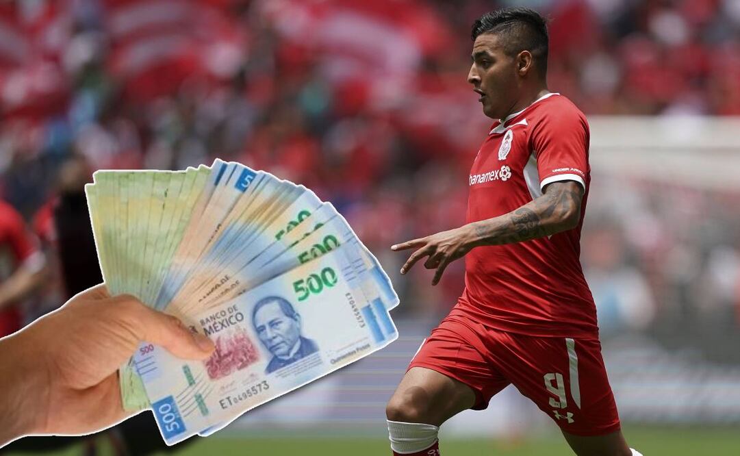 Alexis Vega no podría creer el dineral que le pagaron en Toluca en su inicios como futbolista. Foto: Imago7