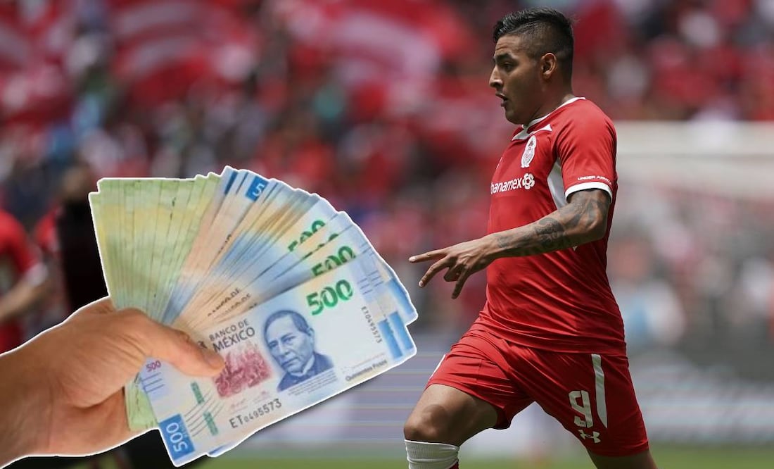 Alexis Vega no podría creer el dineral que le pagaron en Toluca en su inicios como futbolista. Foto: Imago7