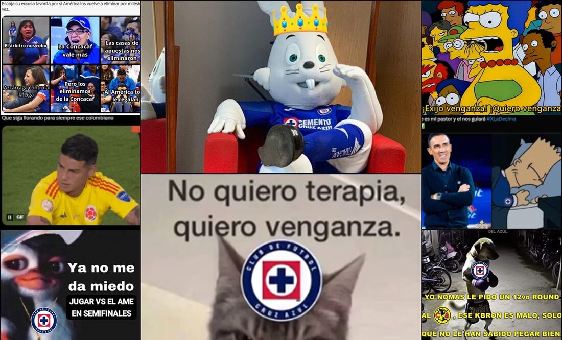 Cruz Azul selló su pase a las Semifinales y los usuarios de las redes desatan ola de MEMES. FOTOS: Especiales