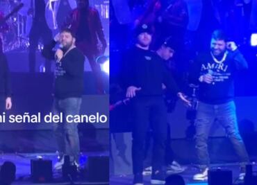 Canelo Álvarez realizó seña obscena a fanáticos durante un concierto